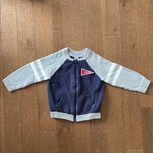 Janie and Jack varsity sweater 18-24M